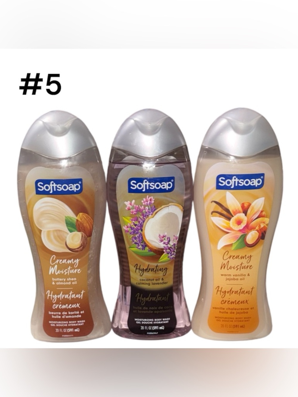 Set3⚡️Softsoap Mix Moisturizing Body Wash - Cream